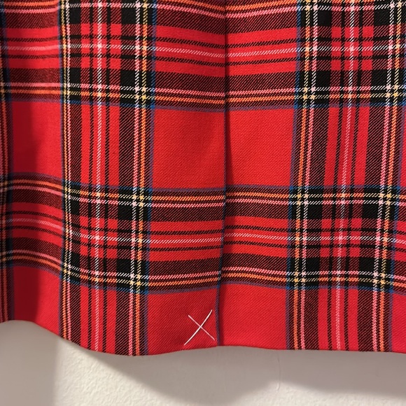 NWT JCrew red plaid holiday suit. Pants are 6p, jacket is 4p - Picture 7 of 15
